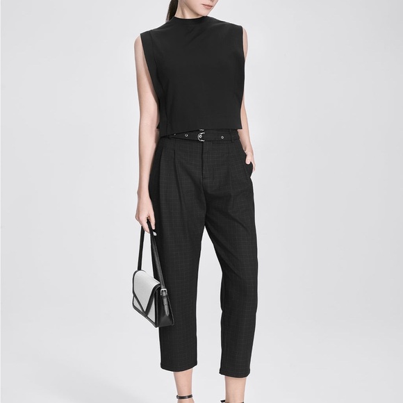 Sdeer high waisted plaid pants - Picture 5 of 10